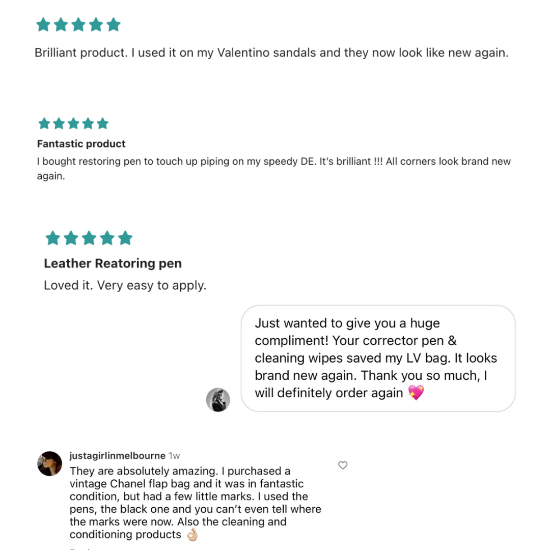 Stylo de restauration du cuir