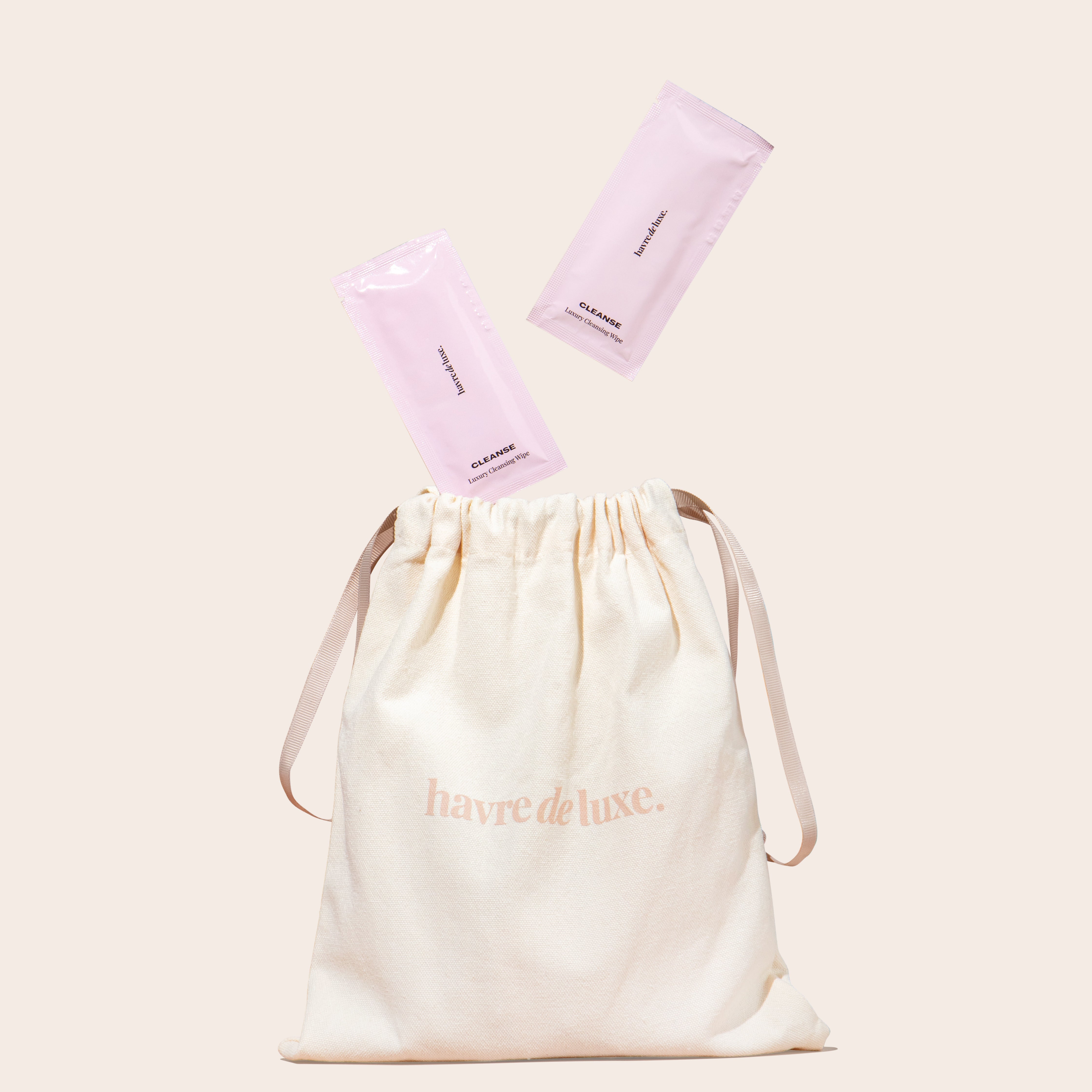 Canvas & Leather Cleansing Wipes Dust Bag Bundle