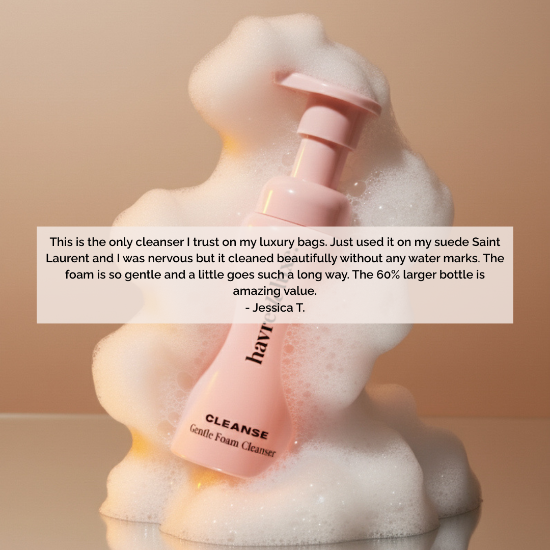 Mousse nettoyante douce pour tissus et cuirs