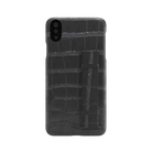 iPhone XS Max Croc Case With Stand - Havre de Luxe