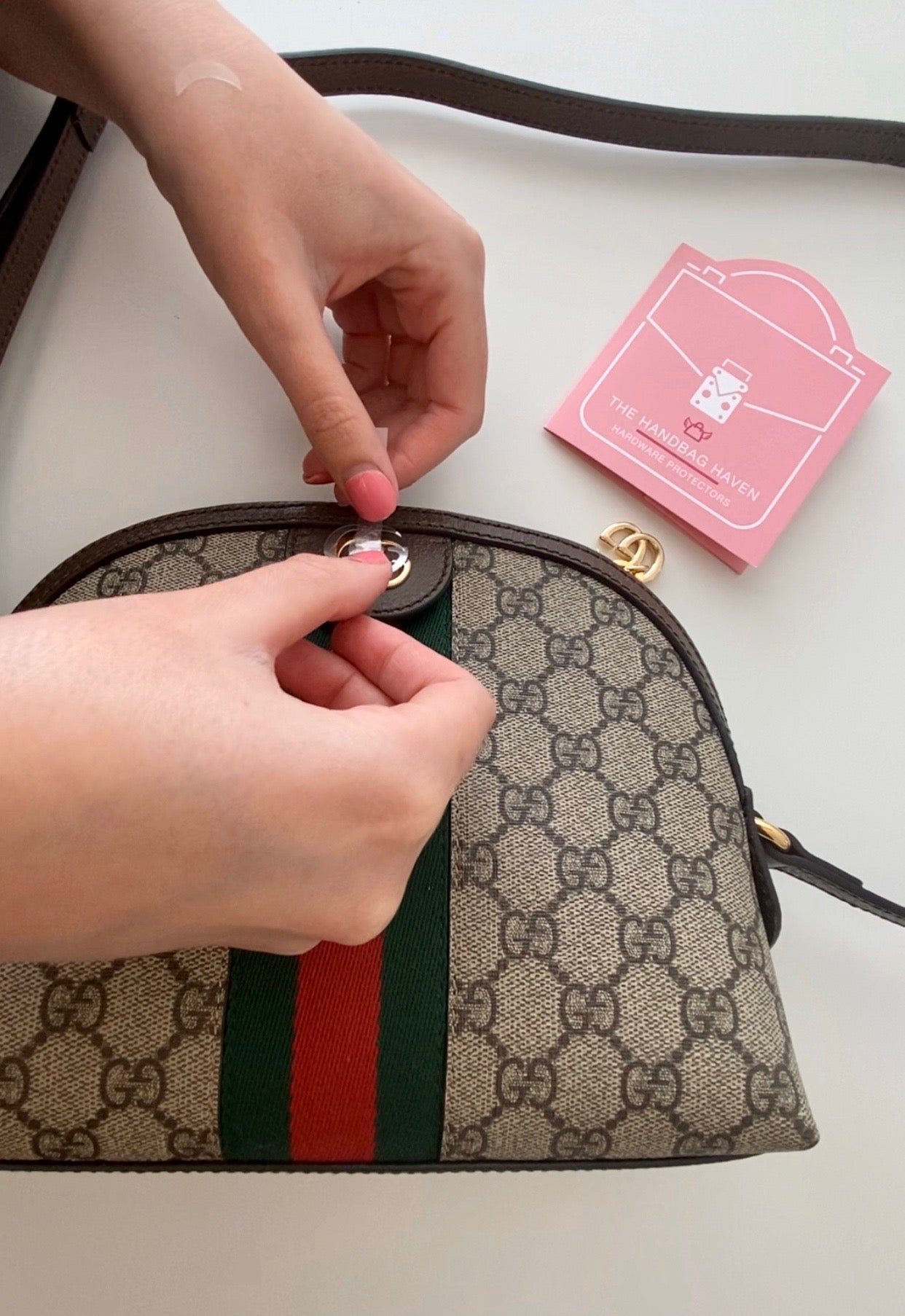 Protecteurs compatibles avec le mini sac à bandoulière Ophidia GG