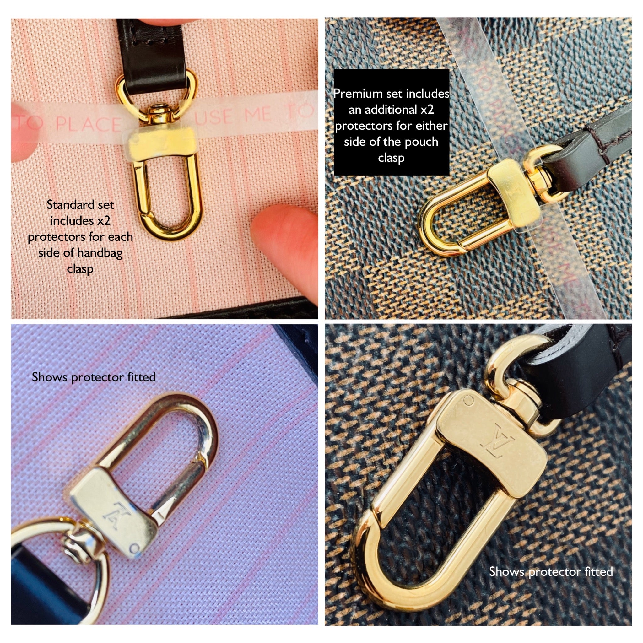 Protecteurs compatibles avec Neverfull Clasp