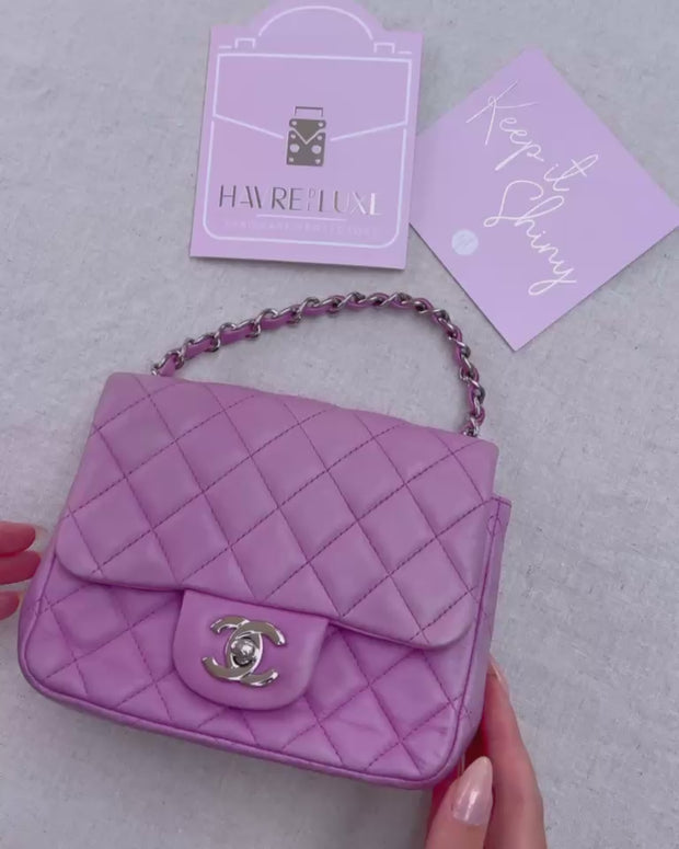 size of chanel small flap bag
